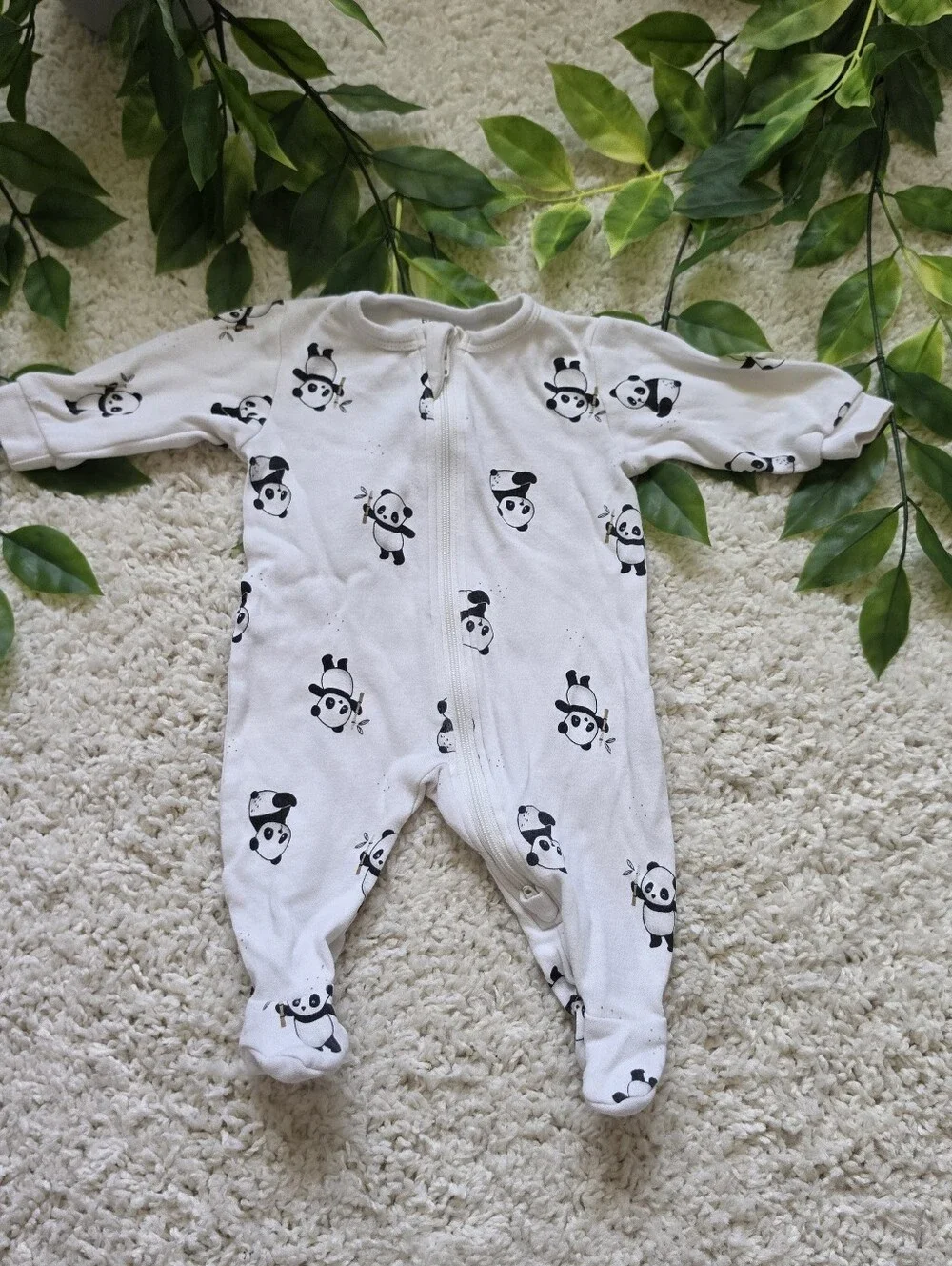 Baby Boy Panda Sleeper (Newborn)